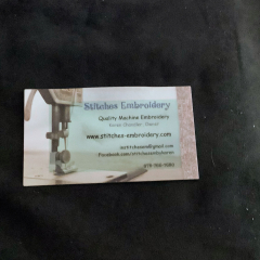 Stitches Embroidery by Karen